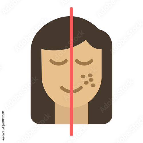 Принти на полотні Hyperpigmentation Icon Style