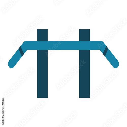 Chin Up Bar Icon Style