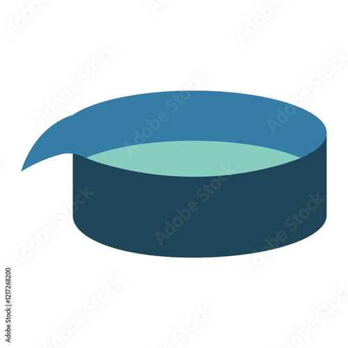 Evaporating Dish Icon Style