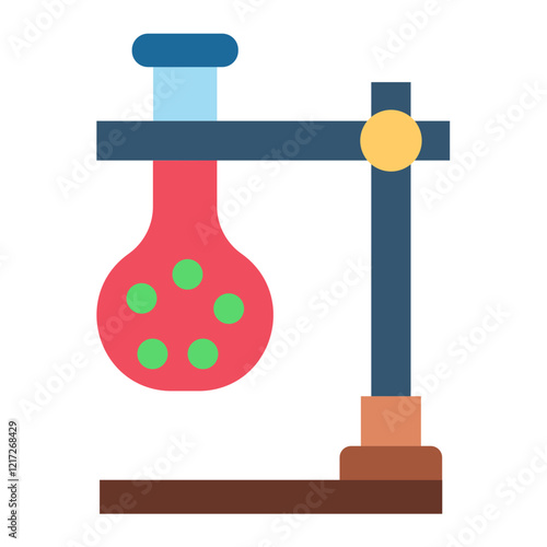 Retort Stand Icon Style