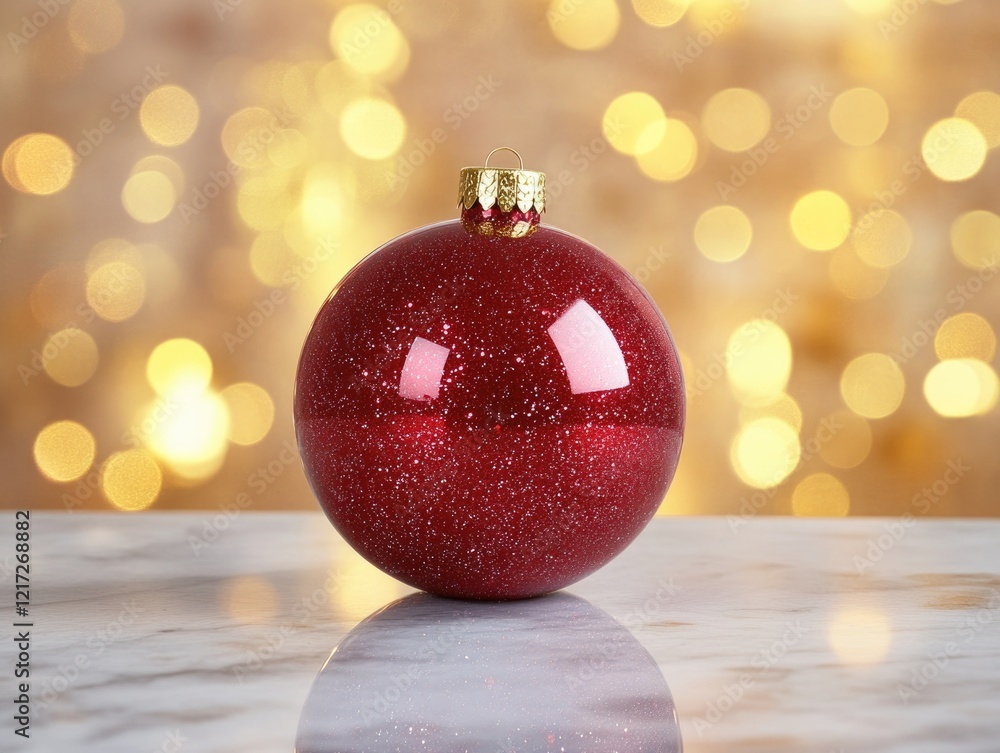 Red Table Ornament Red Table Ornament