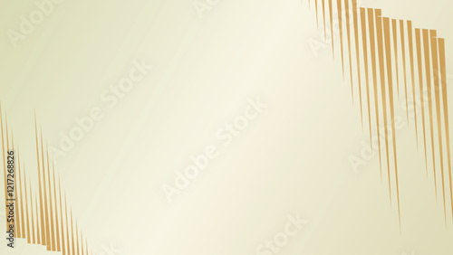 Golden Lines in Gentle Light
A serene composition featuring parallel golden stripes arranged at opposing angles, creating an elegant frame against a soft cream backdrop.