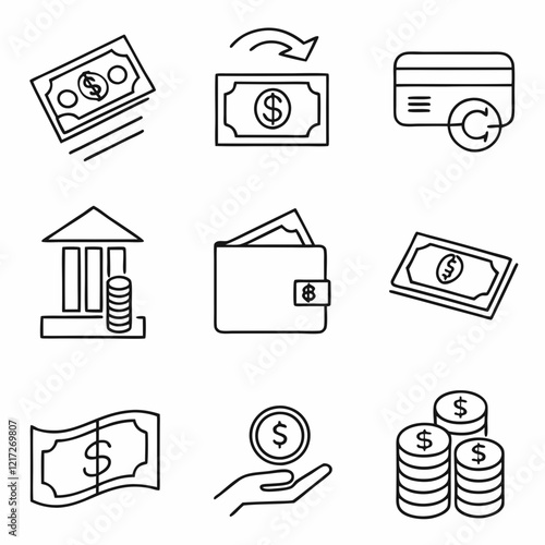 finance and banking icons