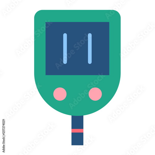 Glucose Checkup Icon Style