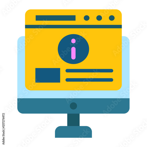 Digital Information Icon Style