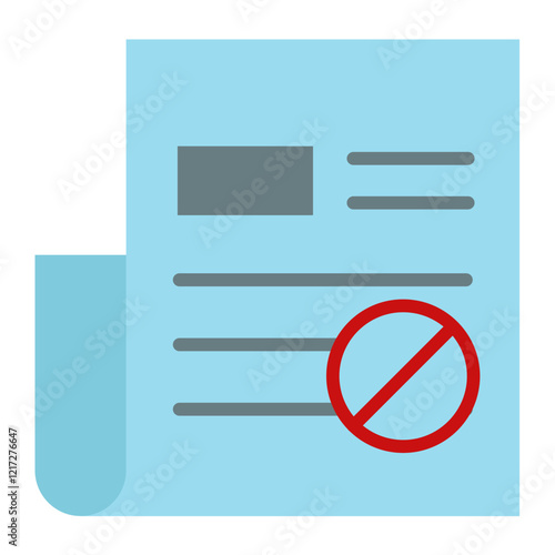 Fake News Icon Style
