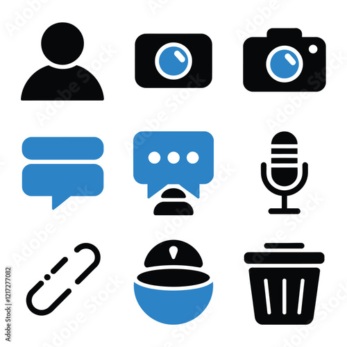 New Ultimate Vector Icons Bundle. Modern Vector Icons.