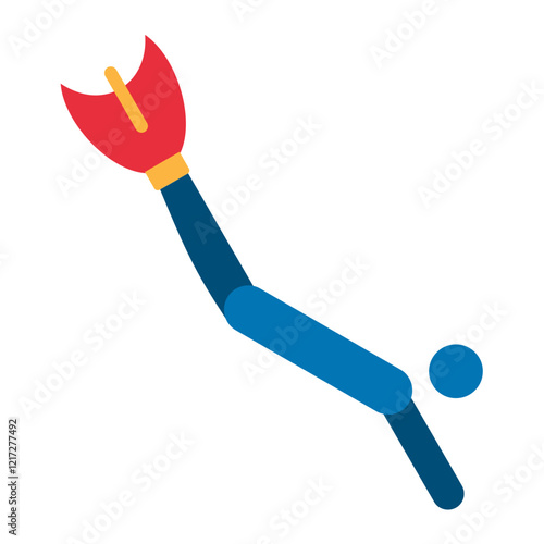 Freediving Icon Style