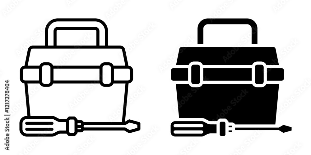 Toolbox icon set. for mobile concept and web design. vector illustration on white background Toolbox icon set. for mobile concept and web design. vector illustration on white background