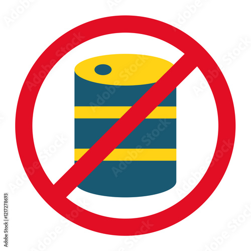 No Fossil Fuels Icon Style