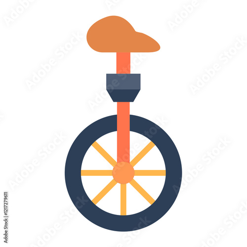 Monocycle Icon Style