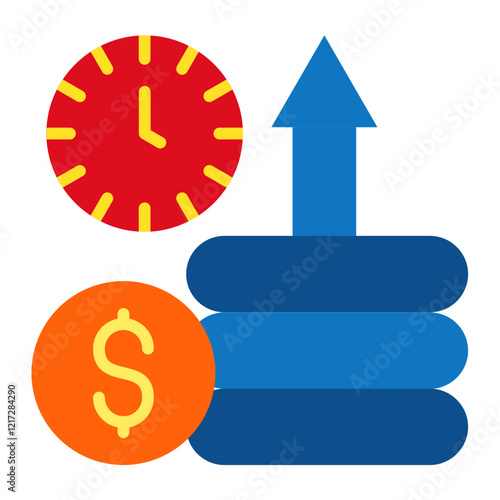 Making Money Icon Style
