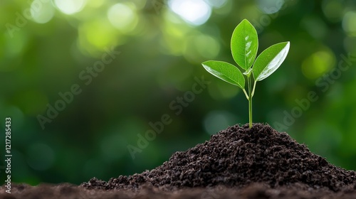 Small green plant growing out of dark soil representing alternative investment opportunities