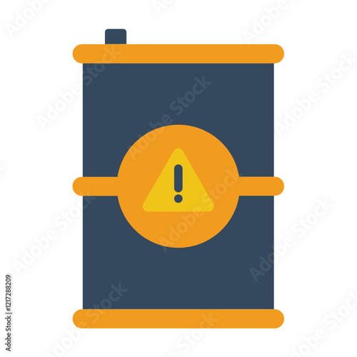 Toxic Waste Icon Style