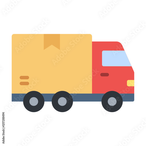 Delivery Truck Icon Style