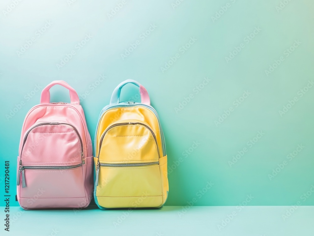 Backpacks side by side Backpacks side by side