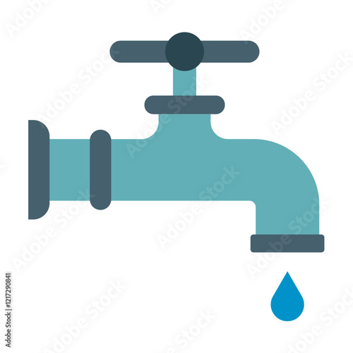 Water Tap Icon Style