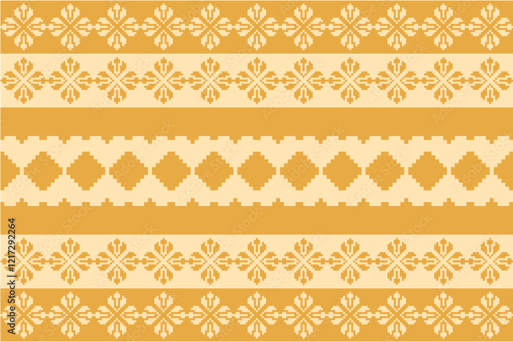Geometric, seamless,pixel traditional ethnic, thai pattern, fabric pattern for textiles, rugs, wallpaper, clothing, sarong, batik, wrapping, embroidery, print, background, cover, illustration, vector. Geometric, seamless,pixel traditional ethnic, thai pattern, fabric pattern for textiles, rugs, wallpaper, clothing, sarong, batik, wrapping, embroidery, print, background, cover, illustration, vector.