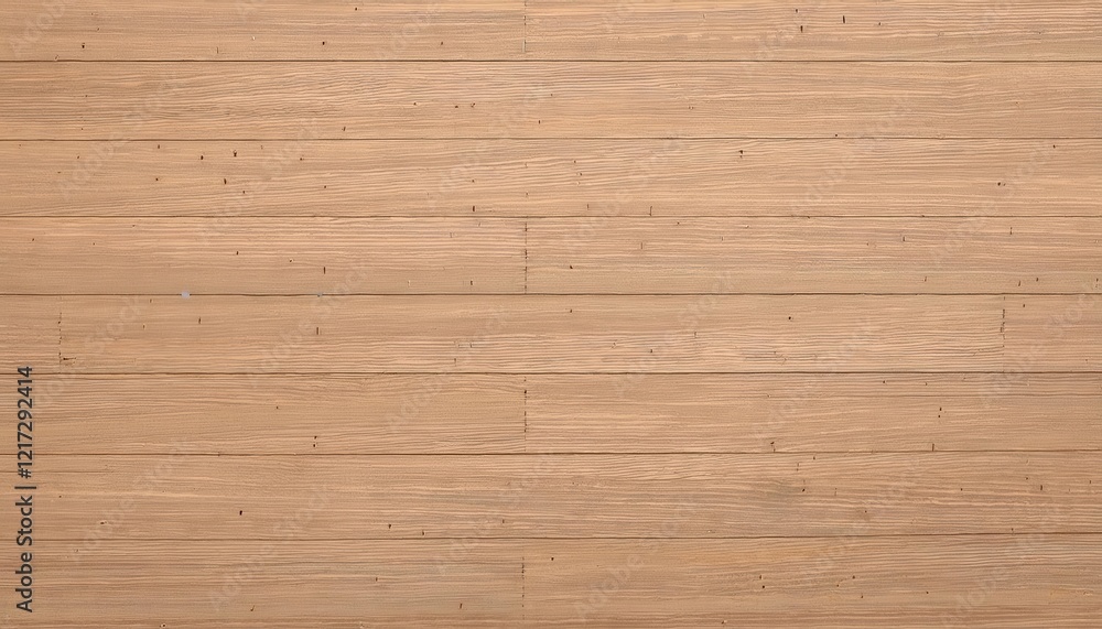 Fototapeta premium light brown wooden plank background with horizontal grain texture, ideal for digital design, website backdrop, advertisement, or product display