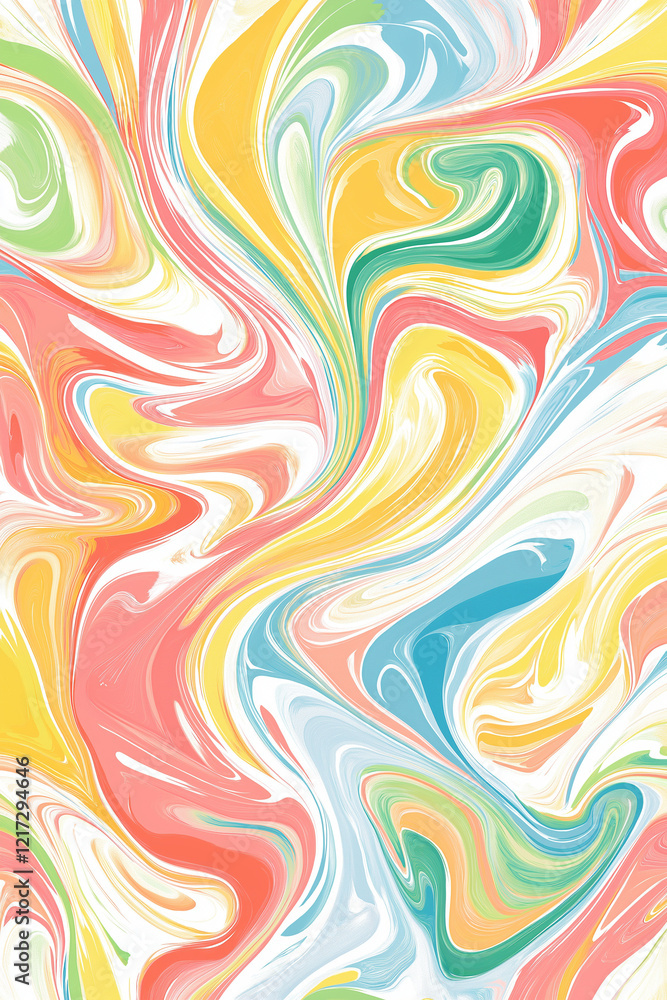 Vibrant Swirling Acrylic Paint Pattern Abstract Liquid Marble Texture with Dynamic Multicolor Design on White Background for Wallpaper and Artistic Projects Vibrant Swirling Acrylic Paint Pattern Abstract Liquid Marble Texture with Dynamic Multicolor Design on White Background for Wallpaper and Artistic Projects