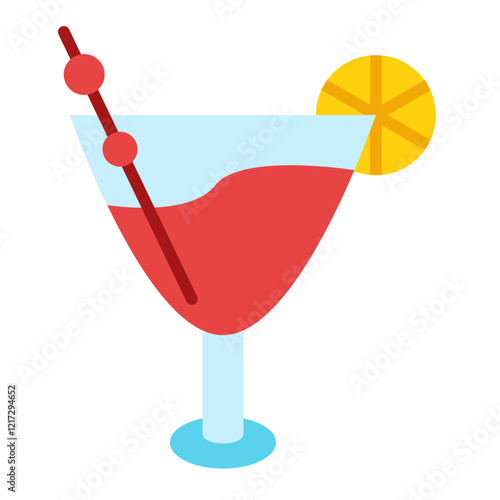 Cocktail Icon Style