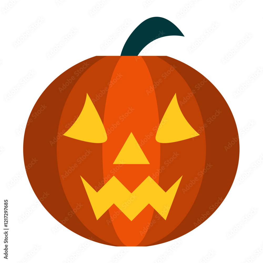 Naklejka premium Pumpkin Icon Style