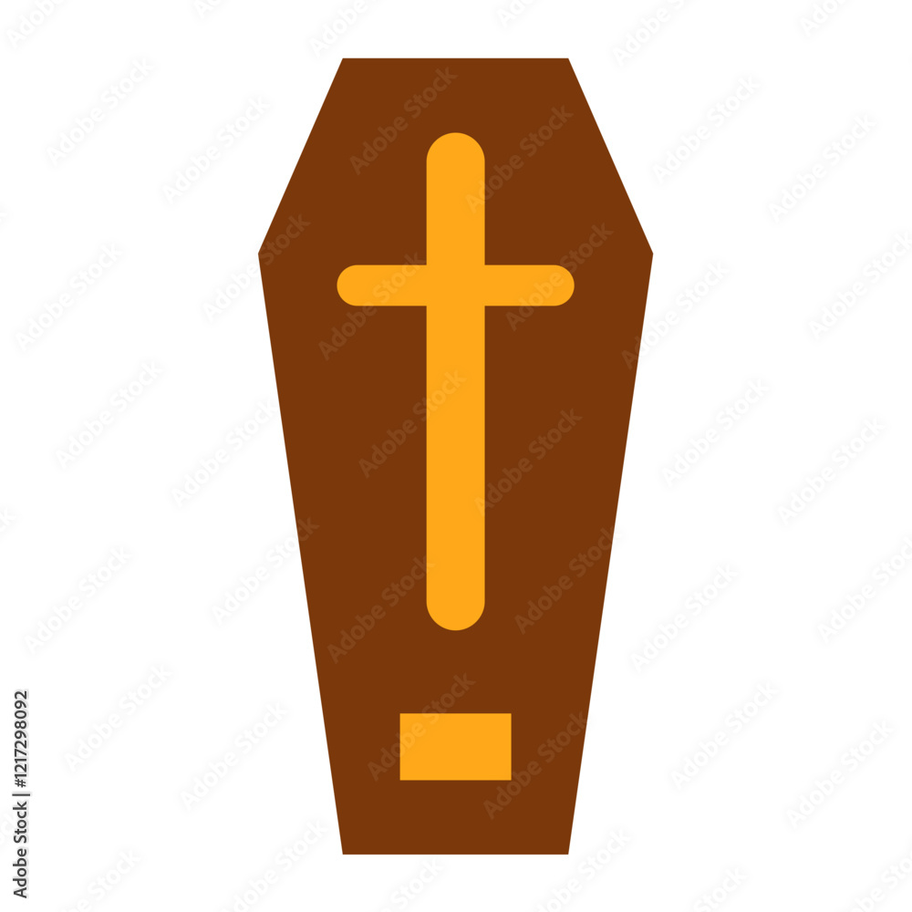 Obraz premium Coffin Icon Style