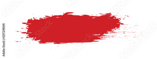 Grunge Red Brushes Stroke Paint. Grunge background. Paint brush stroke vector for red ink paint, grunge design element, dirt banner.