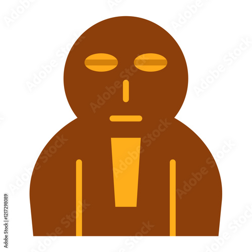 Coffin Face Icon Style