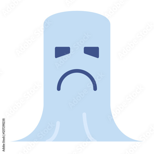 Sad Ghost Icon Style