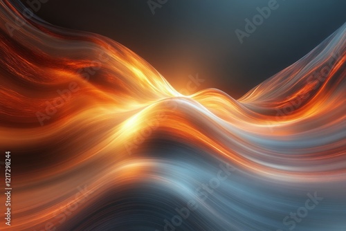 Fluid patterns of light and shadow across textured surface in dark environment