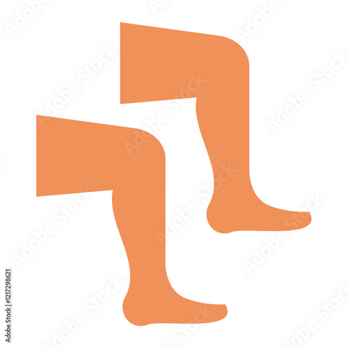 Leg Icon Style