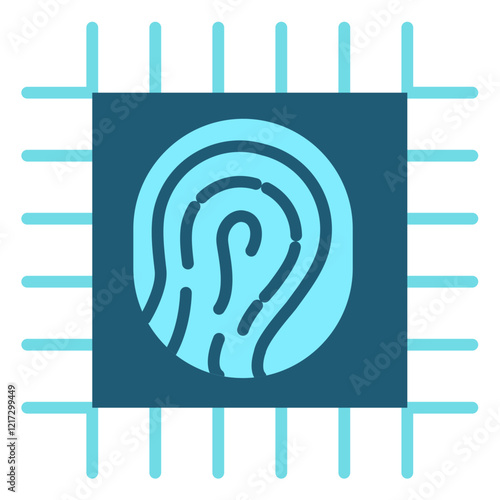 Biometric Cpu Icon Style