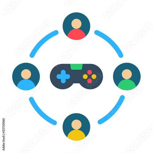 Multiplayer Games Icon Style