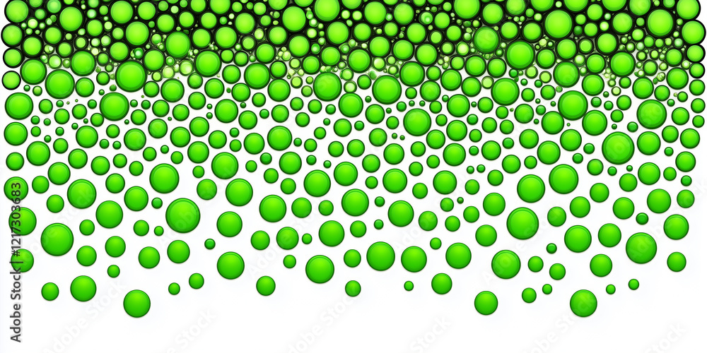Fototapeta premium Green dot background with copy space
