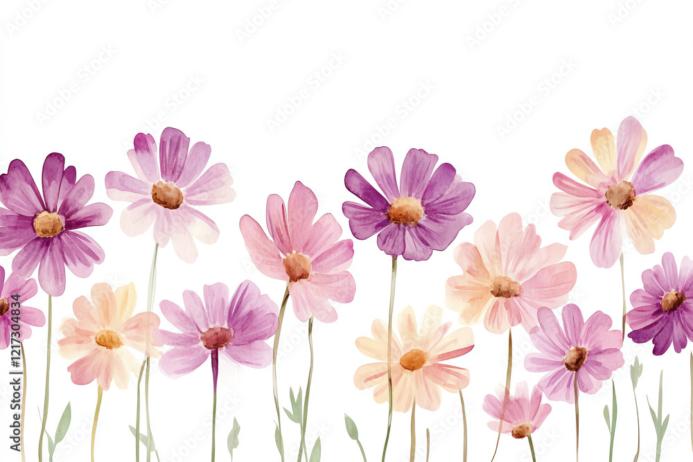 A beautiful arrangement of delicate flowers in soft shades of pink and purple, perfect for adding a touch of elegance to any design. A beautiful arrangement of delicate flowers in soft shades of pink and purple, perfect for adding a touch of elegance to any design.