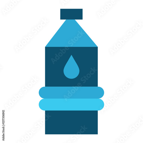 Water Bottle Icon Style