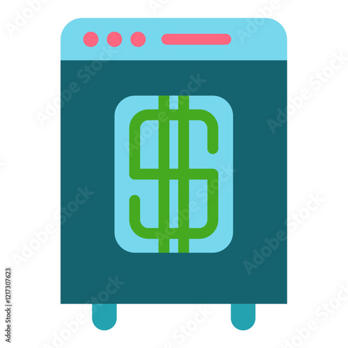 Money Laundering Icon Style