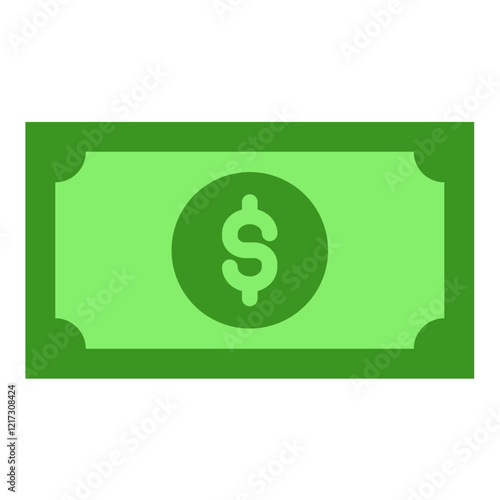 Dollar Bills Icon Style