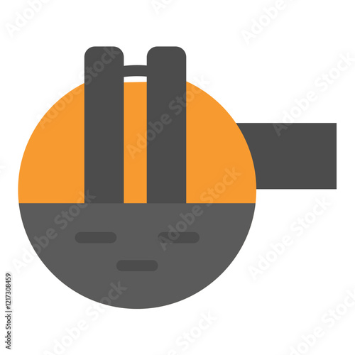 Electric Arc Furnace Icon Style