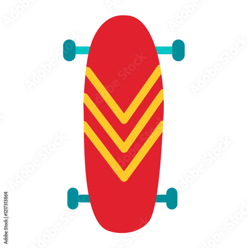 Longboarding Icon Style