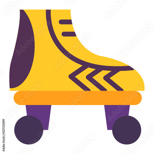Rollerblades Icon Style