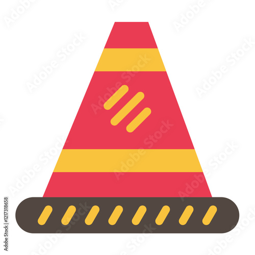 Traffic Cone Icon Style