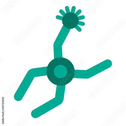 Leather Punch Icon Style