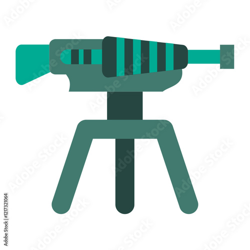 Machine Gun Icon Style
