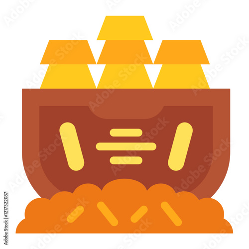 Treasure Chest Icon Style