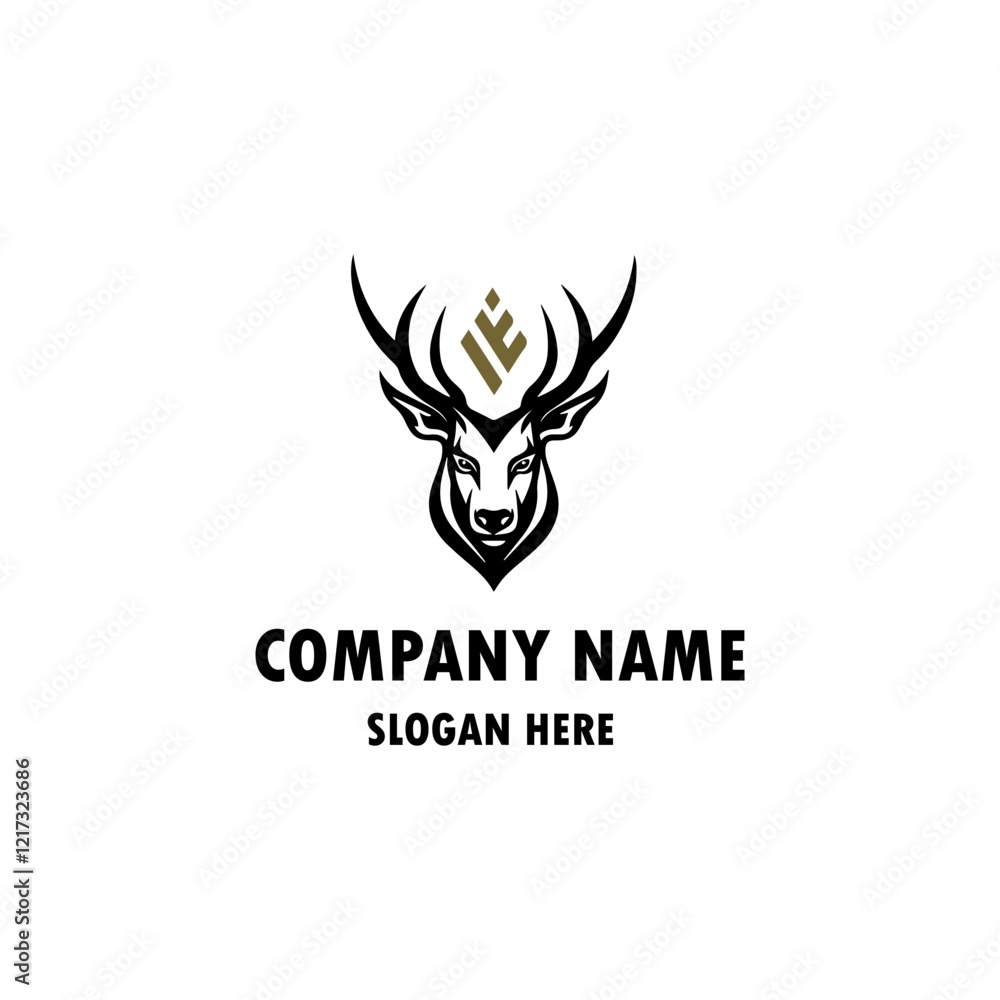 Deer Head Vector Logo Icon Deer Head Vector Logo Icon