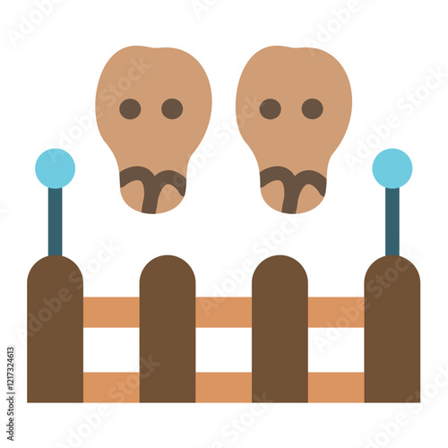 Livestock Farming Icon Style