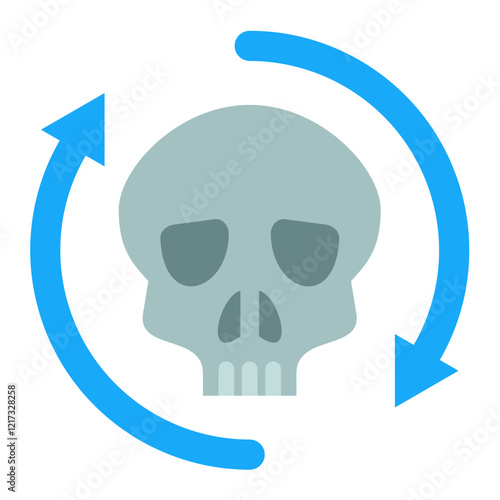 Death Cycle Icon Style