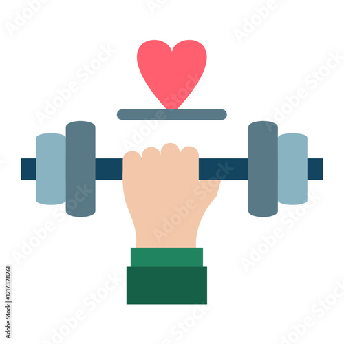 Fitness Addiction Icon Style